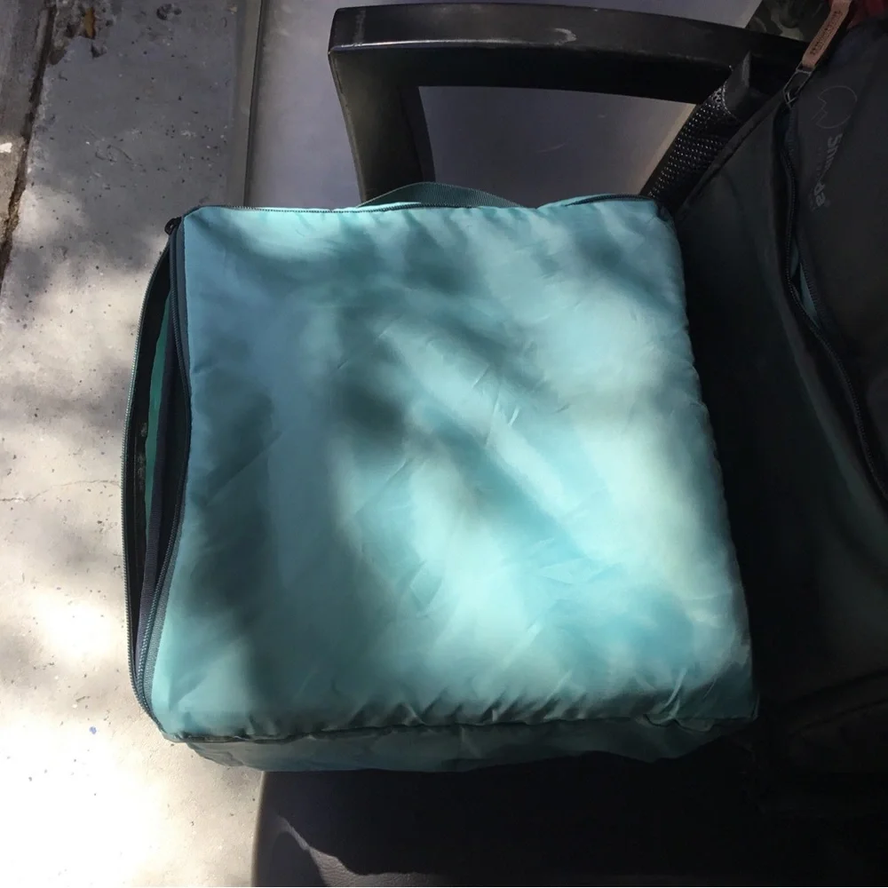 Shimoda explore Black Men's Backpack with Turquoise Packing Cube